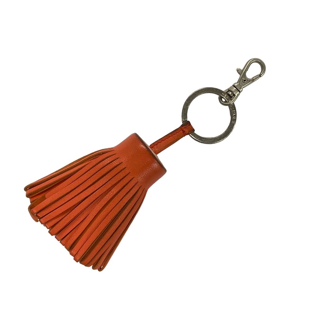 Hermès Carmen Bag Charm Orange Pink